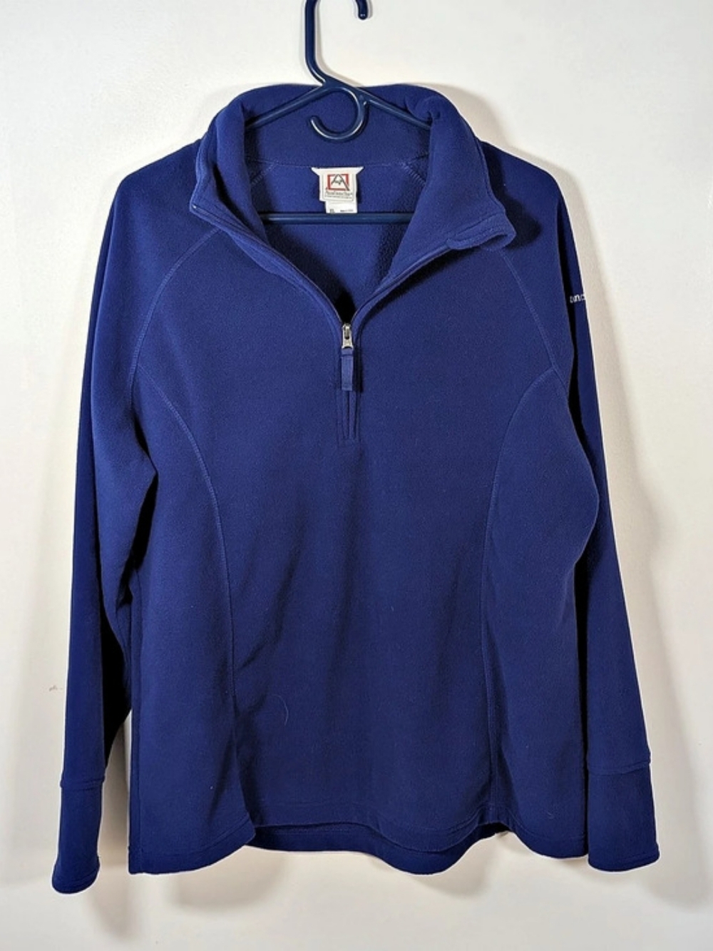 Avalanche Blue Fleece Quarter-Zip Size XL
